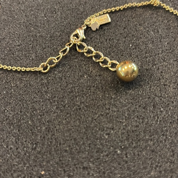 $78 Kate Spade Hole Punch Spade Scatter Necklace - Picture 3 of 3